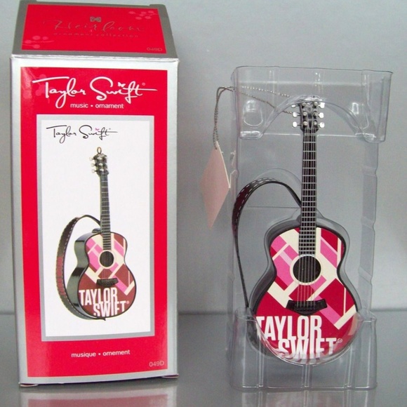 New Taylor Swift Red Music Guitar Ornament Agc Nwt